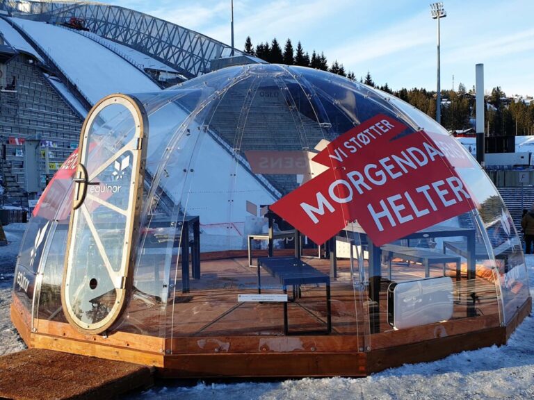 SNØHUS • Extremely Durable & Nature-Friendly Igloo • Year-Round Safe For Use
